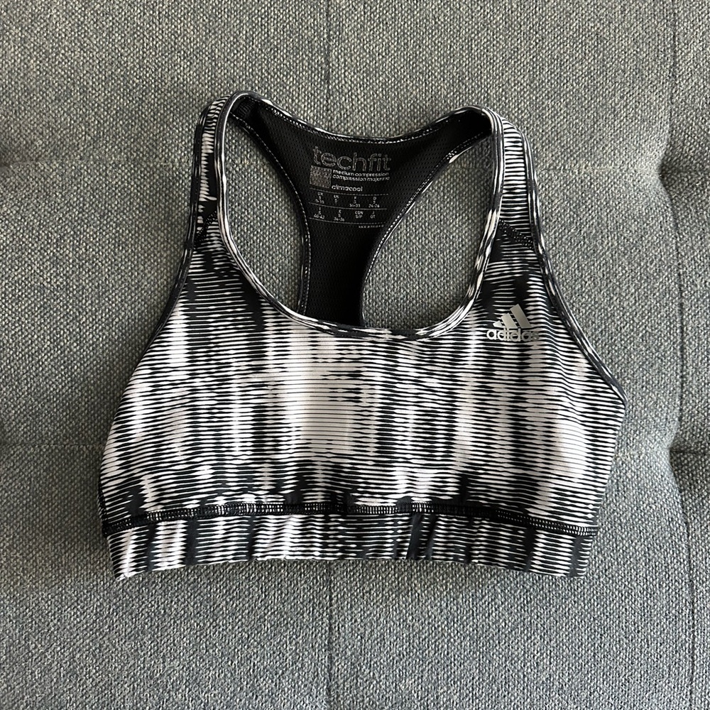 Adidas Techfit Sports Bra Size Small